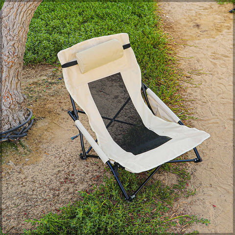 Patio Lounge Low Height Chair with Arm Rest for Reading Garden Chair